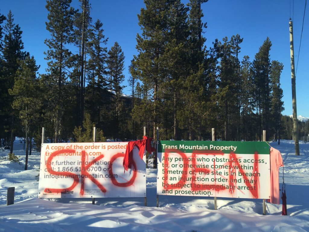 Secwepemc territory near Tiny House Warriors camp
