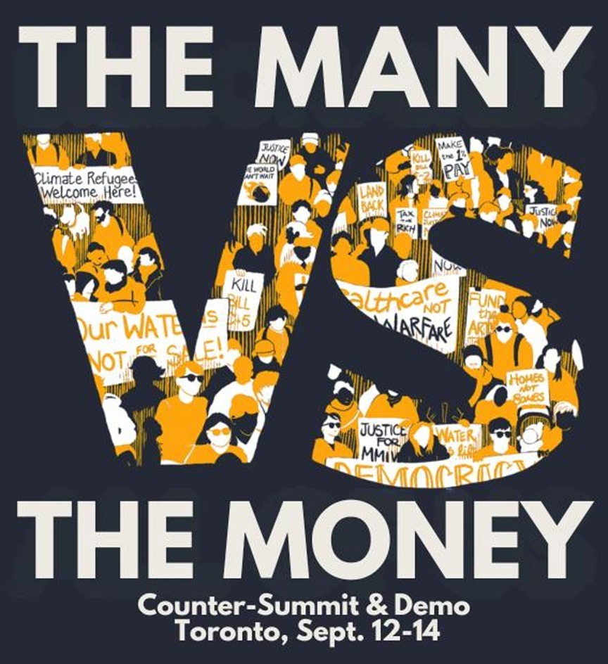 The Many vs The Money: Counter-Summit and Demo, September 12, 2026